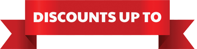 Discounts up to 60% off!